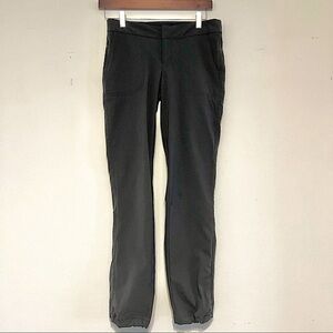 Athleta black straight leg hiking pants